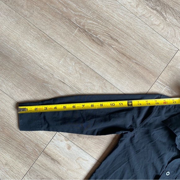 Newberry dress shirt black button down long sleeve special occasion - Picture 7 of 8